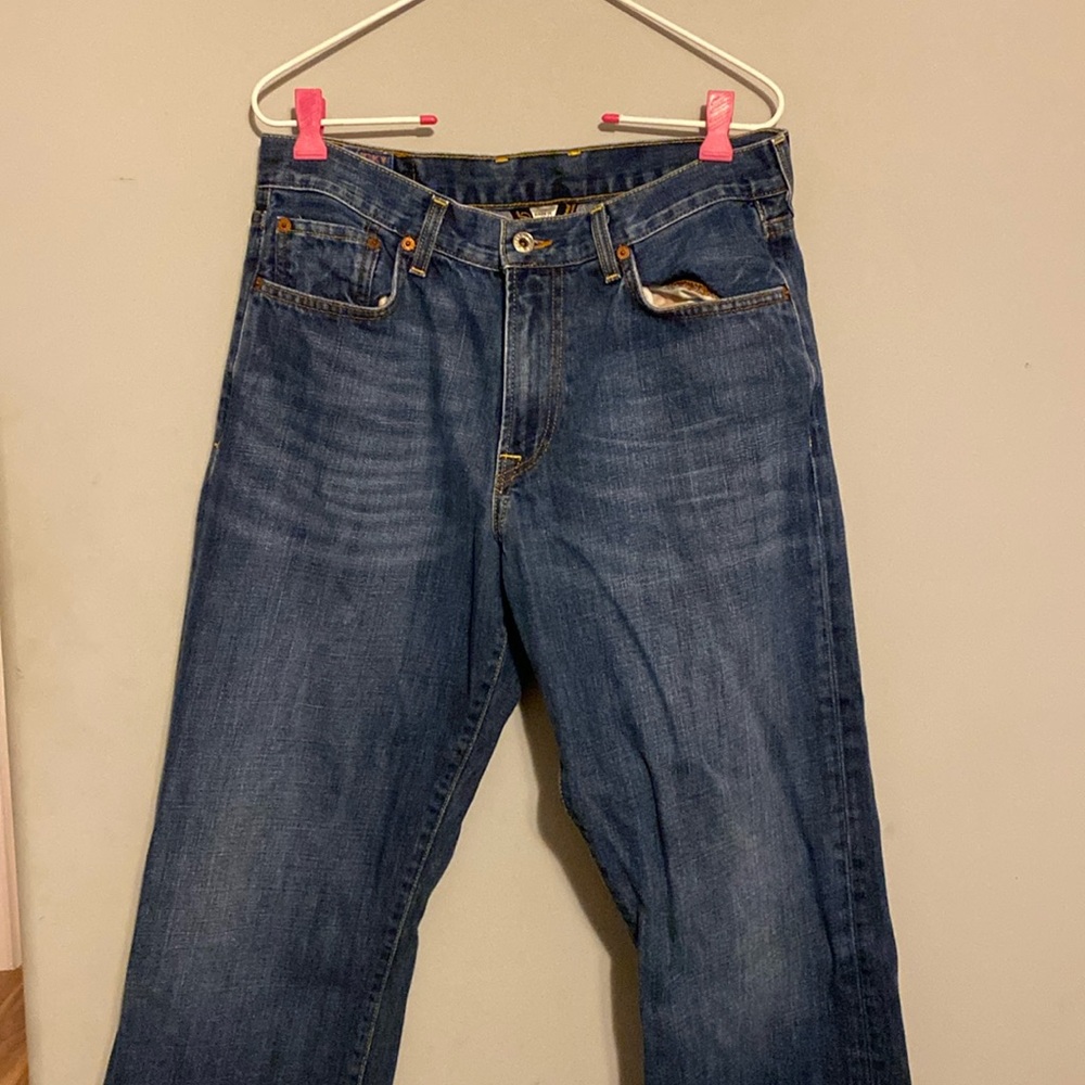 Lucky Brand Men's Straight Jeans - Blue